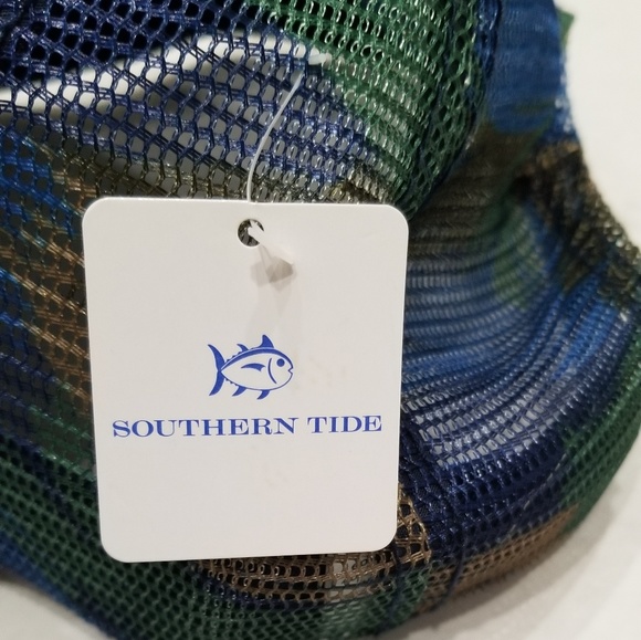 SouthernTide fishing snap back trucker hat - Picture 4 of 5